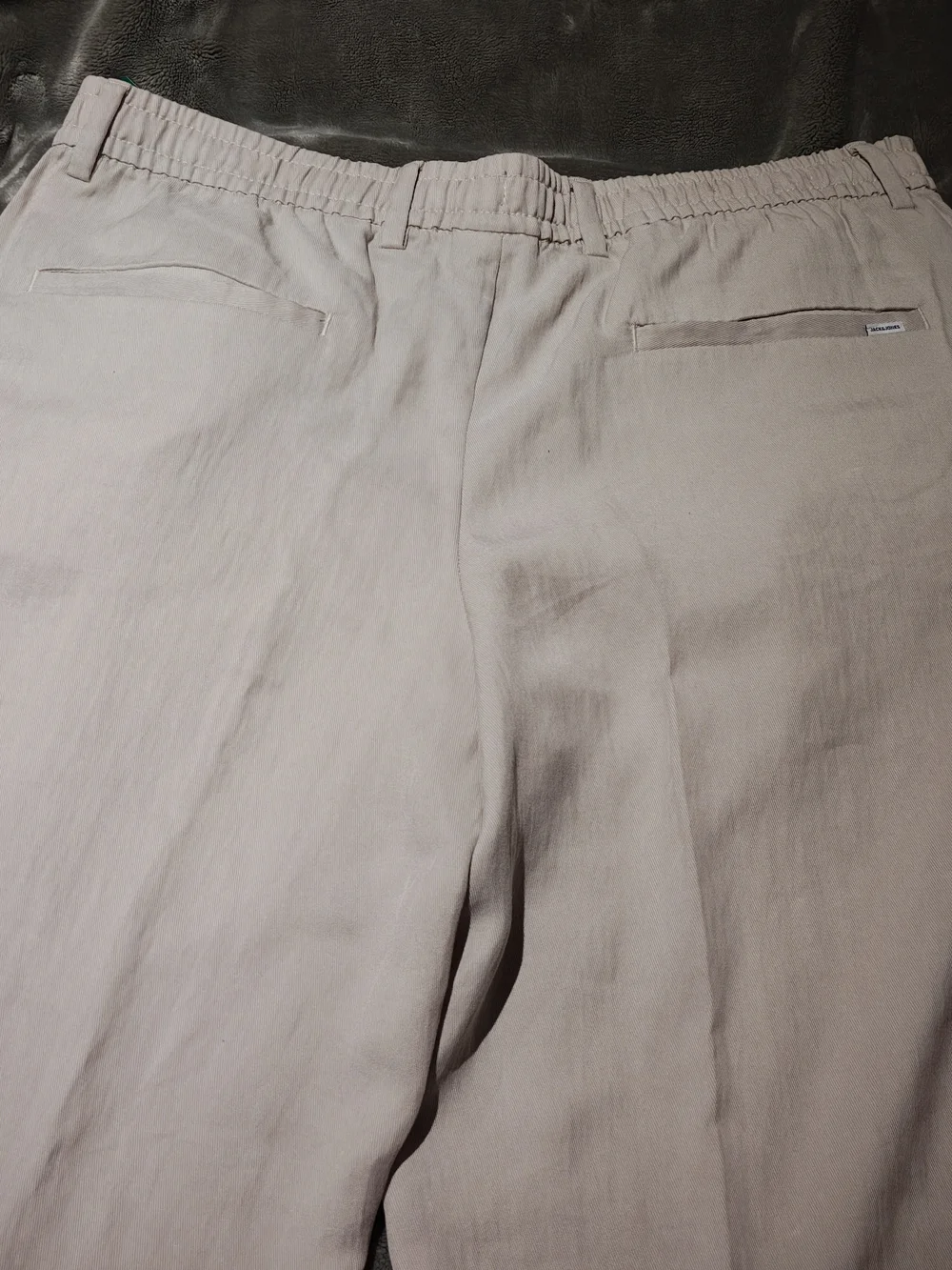 Jack & Jones Beige Straight-Leg Chinos XL